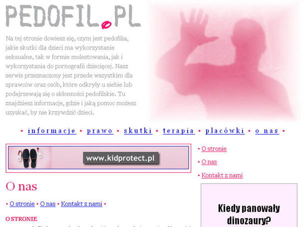 W sieci działa adres: www.pedofil.pl