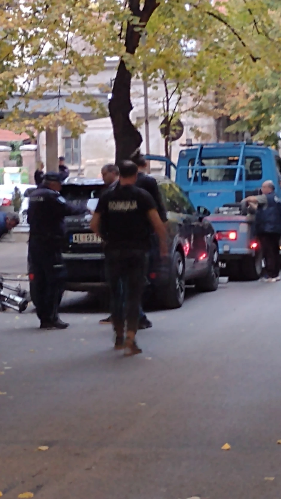 Hapšenje ispred PS u Nišu