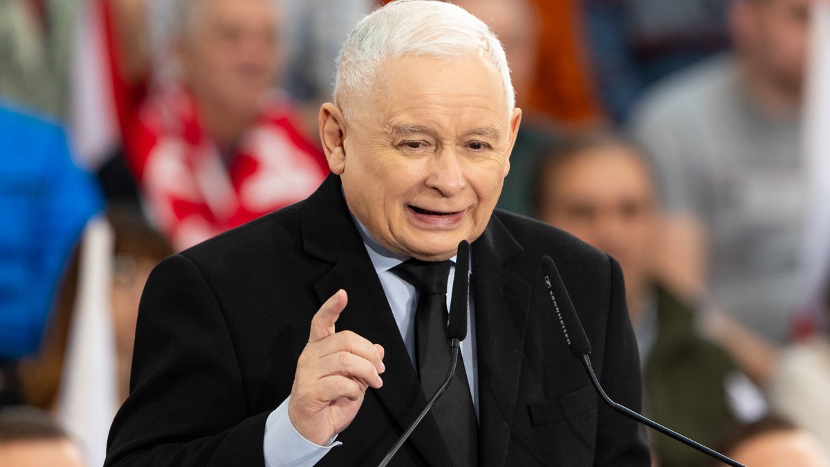 Prezes PiS Jarosław Kaczyński