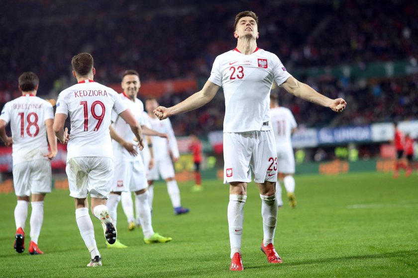 Pilka nozna. Eliminacje Euro 2020. Austria - Polska. 21.03.2019