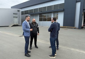 Žarko Mićin, gradonačelnik Novog Sada, u obilasku glavne crpne stanice NGC1 u Novom Sadu