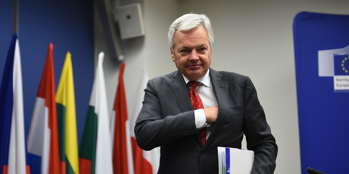 W piątek do Polski przyjeżdża Didier Reynders, komisarz sprawiedliwości UE.