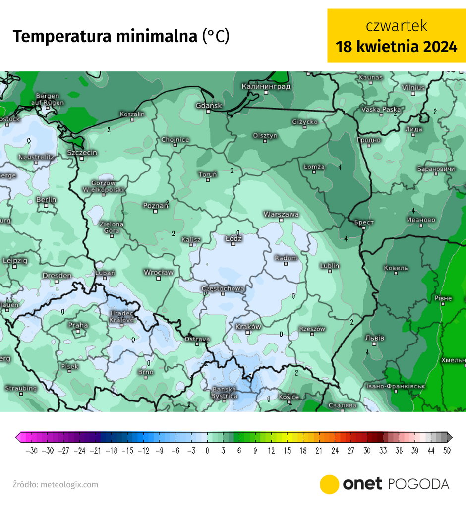 W nocy w wielu regionach wystąpią przymrozki