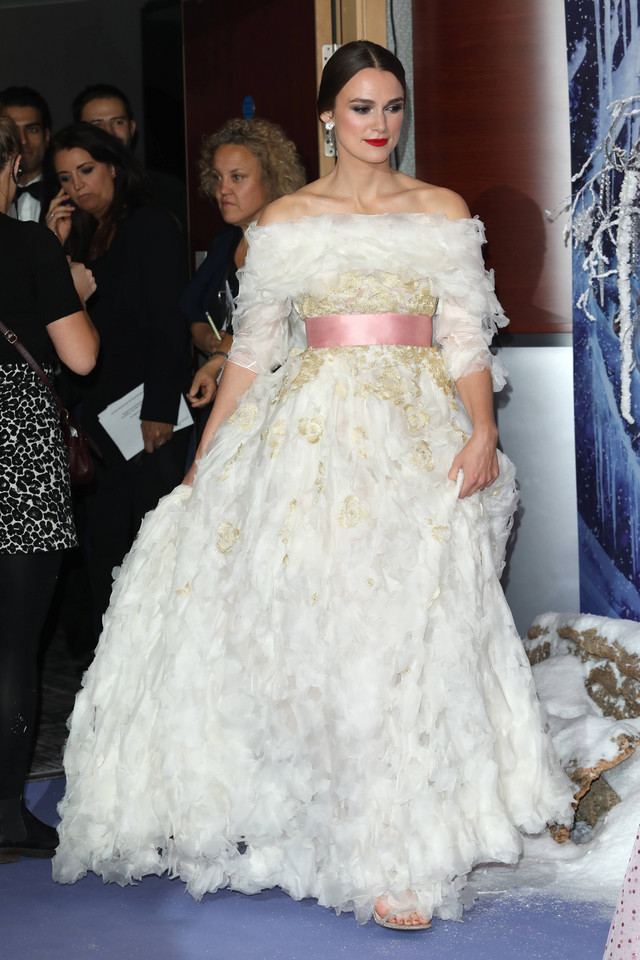 Keira Knightley na premierze filmu "Dziadek do orzechów i cztery królestwa"