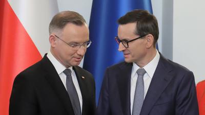 Andrzej Duda i Mateusz Morawiecki