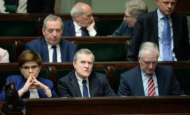 Beata Szydło, Piotr Gliński, Jarosław Gowin