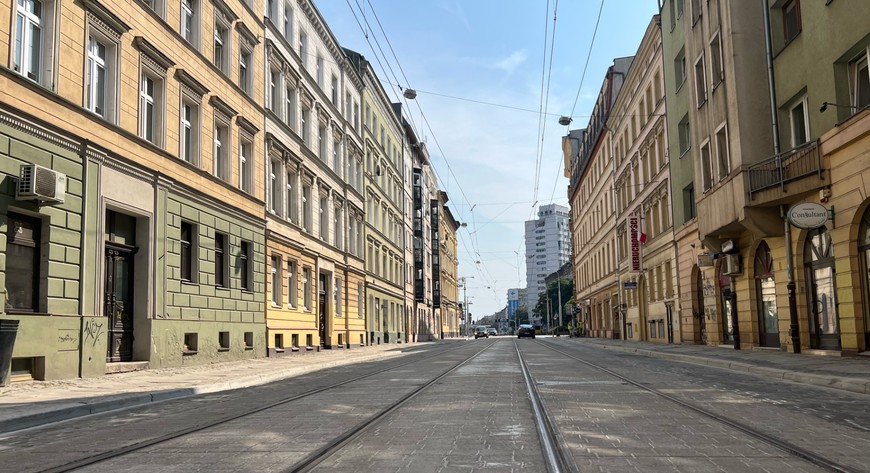Ulica Szczytnicka może być deptakiem z tramwajami