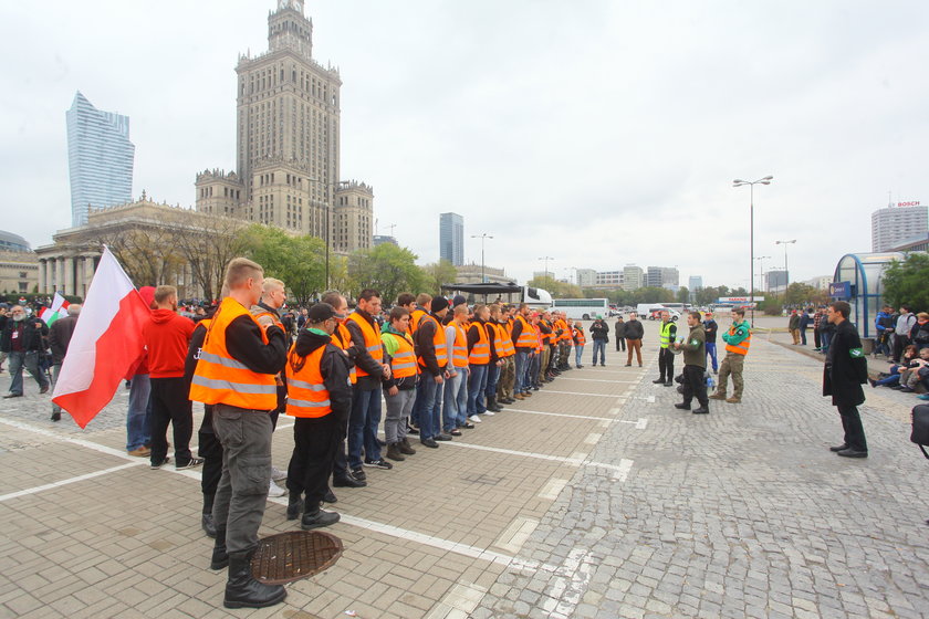 Manifestacja antyimigracyjna w Warszawie 