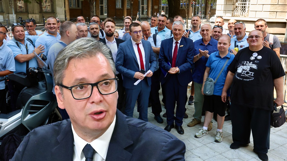 Aleksandar Vučić sa predstavnicima zaposlenih u Gradskom saobraćajnom preduzeću Beograd 