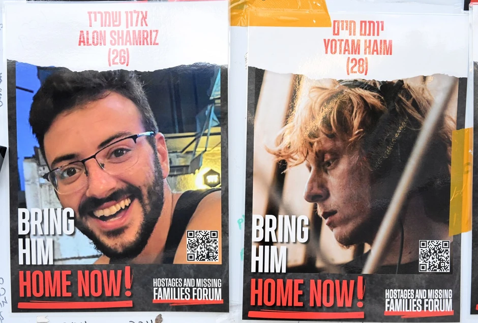 Za Jotama Haima (desno), Izraelci su pomislili da je terorista i usmrtili ga dok je pokušavao da pobegne iz kandži Hamasa