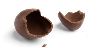 Makabryczne znalezisko w czekoladowym jajku