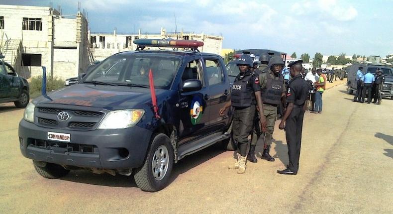 Police patrol in the northern Nigerian city of Kano, on September 17, 2014 - Photo for illustrative purpose