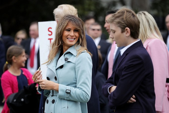 Melanija Tramp  o sinu Baronu