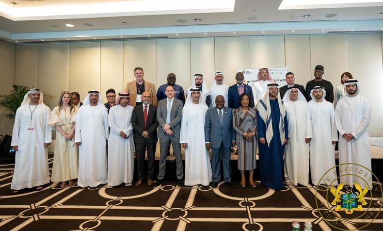 Nana Addo with UAE investors