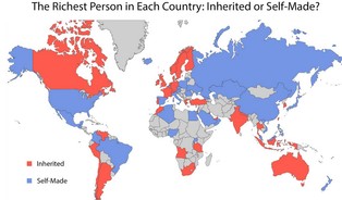 W których krajach najbogatszym najłatwiej dorobić się majątków?