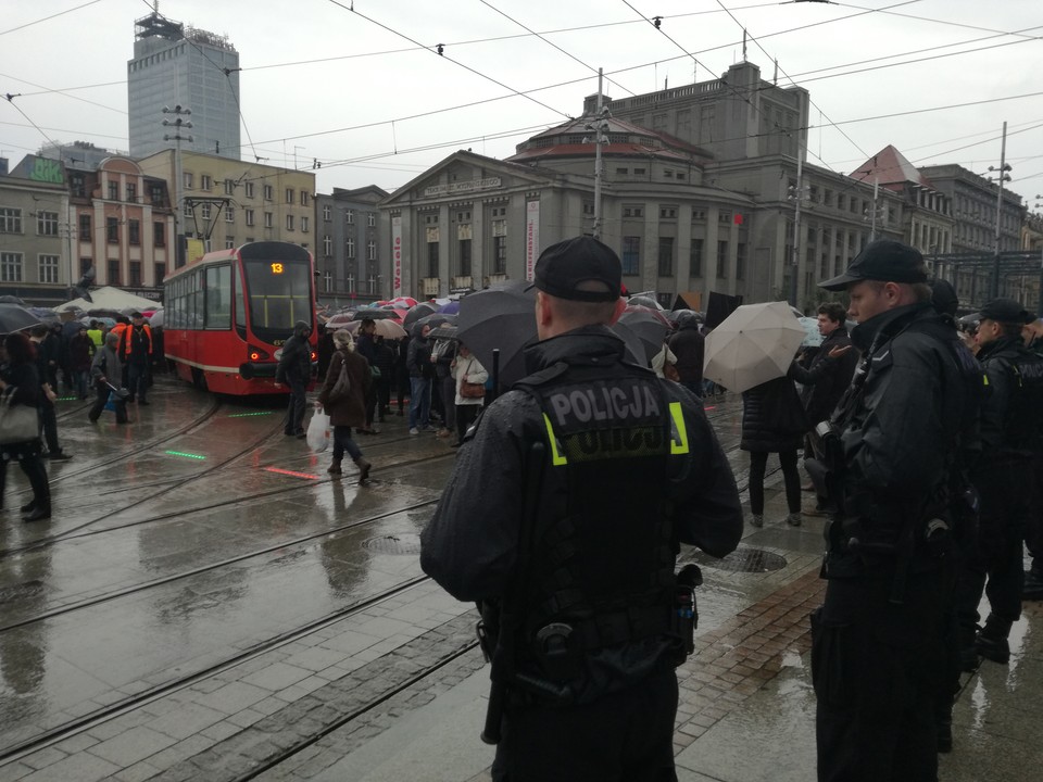 Czarny protest w Katowicach