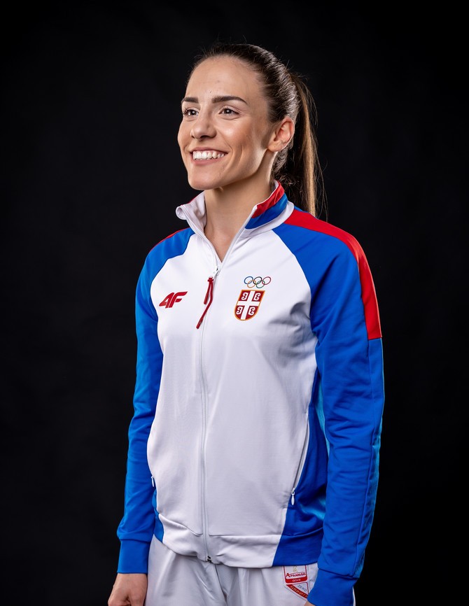 Karatiskinja Jovana Preković Ustupljenja fotografija Peđa Mirić, Foto Centar (T.C.Peštan Aranđelovac) 
