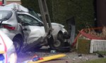 Srebrny lanos owinął się wokół słupa. Tragedia w Przasnyszu