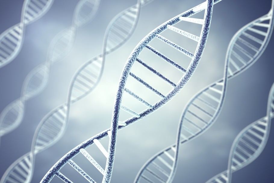 Znajomość sekwencji nukleotydów w naszym DNA pozwala na zidentyfikowanie mutacji w konkretnych genach. Ilustracja: wizualizacja 3D ludzkiego DNA