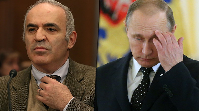 Garri Kasparow i Władimir Putin