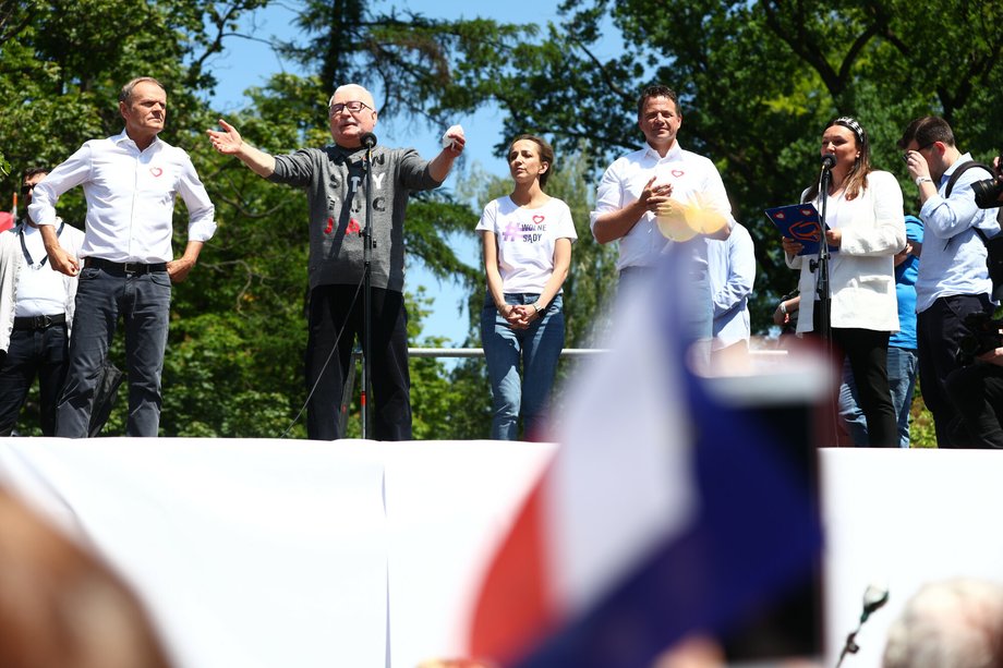 Donald Tusk i Lech Wałęsa.