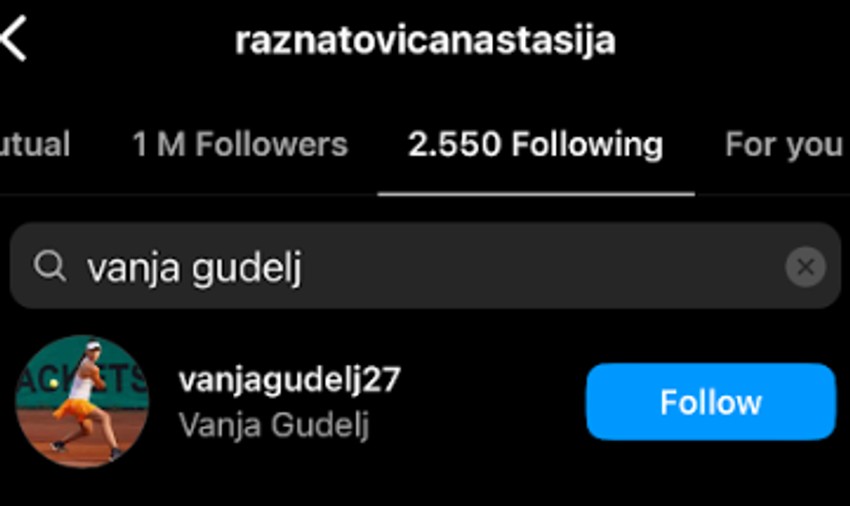 Anastasija prati Vanju