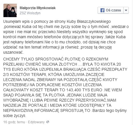 Wpis Małgorzaty Młynkowiak