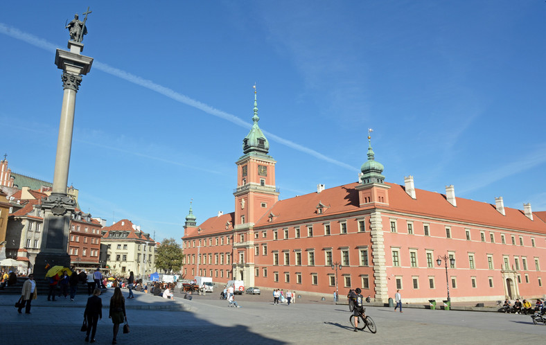 Kolumna Zygmunta III Wazy na placu Zamkowym w Warszawie (2018 r.)