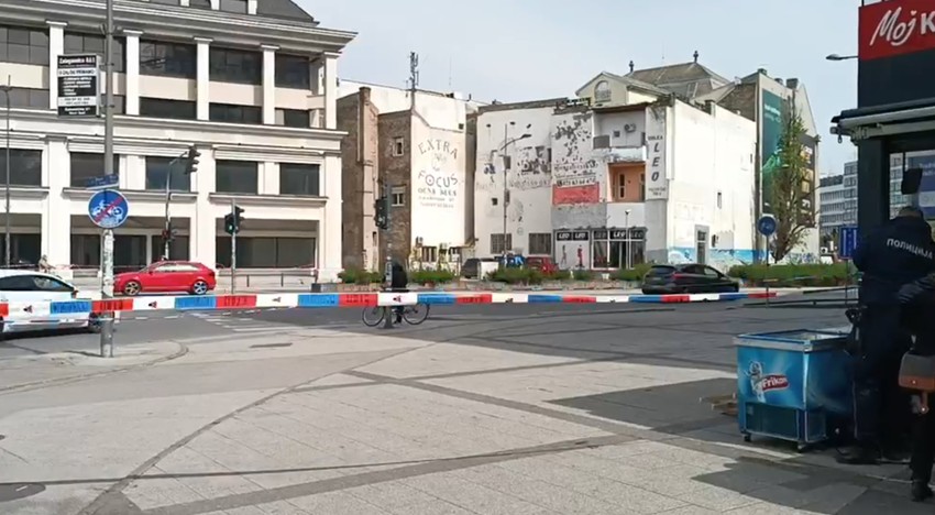 Pala skela u Novom Sadu