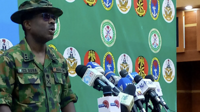 Maj.-Gen. Edward Buba, Director of Defence Media Operations [Daily Post Nigeria]