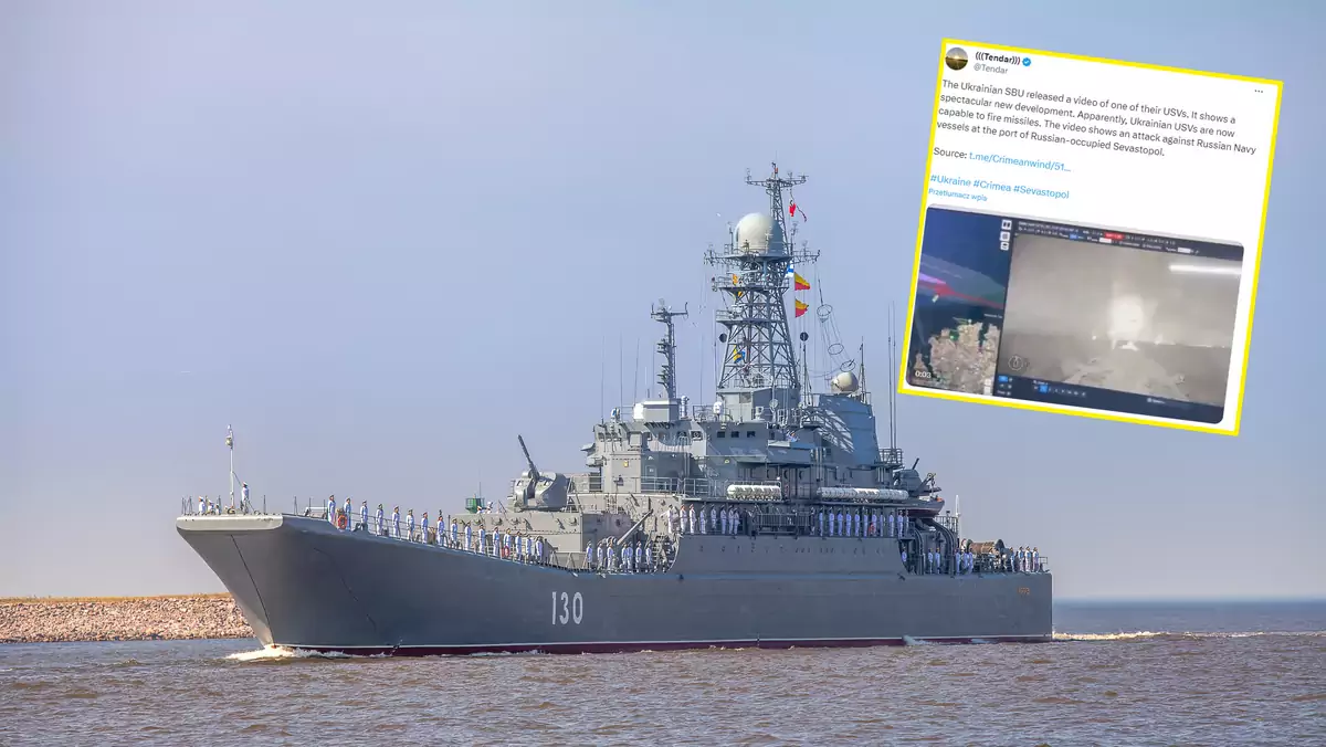 Rosyjski okręt desantowy Ropucha