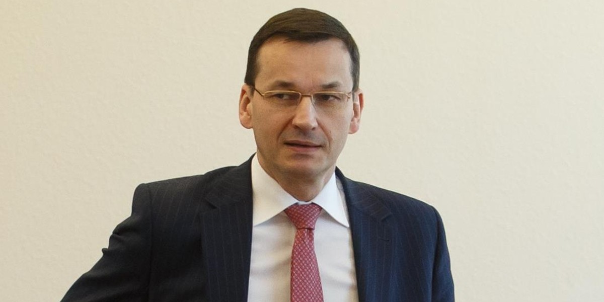 Wicepremier Mateusz Morawiecki