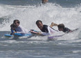 David Beckham surfuje z synami w Mailibu