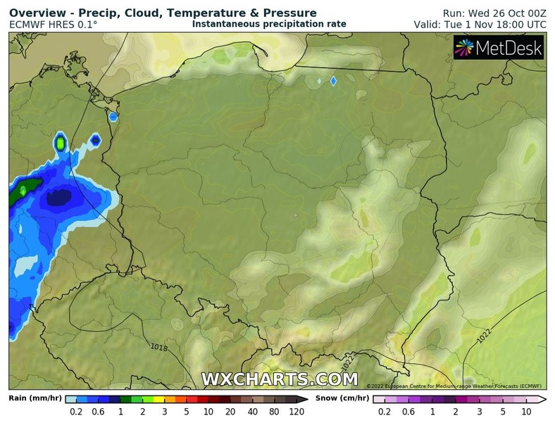 Choć na niebie pojawi się trochę chmur, padać nie powinno