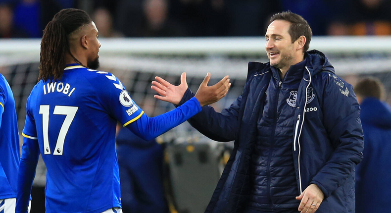 Alex Iwobi has once gain earned Frank Lampard's praise after Everton's 3-0 friendly win against Dynamo Kyiv