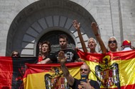 Spanish Far Right Supporters Gather Against The Removal of Franco's Remains From The Valley of Falle