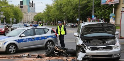 Tragiczny wypadek motocyklisty w Warszawie