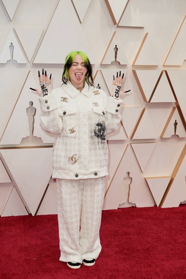 Billie Eilish na gali rozdania Oscarów, 2020