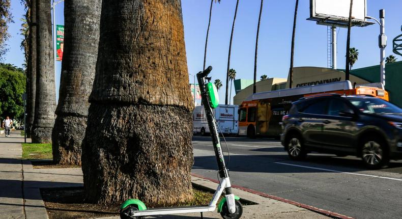 Lime scooter