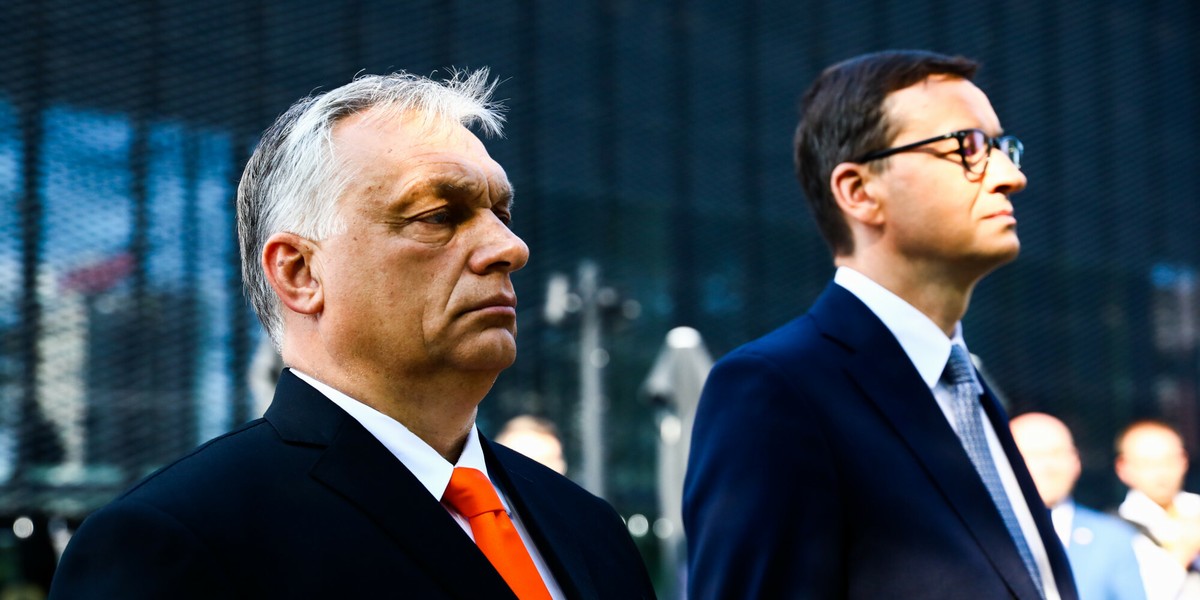 Viktor Orban i Mateusz Morawiecki