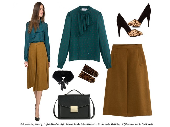 Dugość midi na jesień 2016. STYLIZACJE