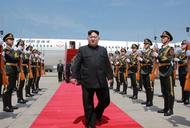 North Korean leader Kim Jong-un meets with Xi Jinping in Dalian