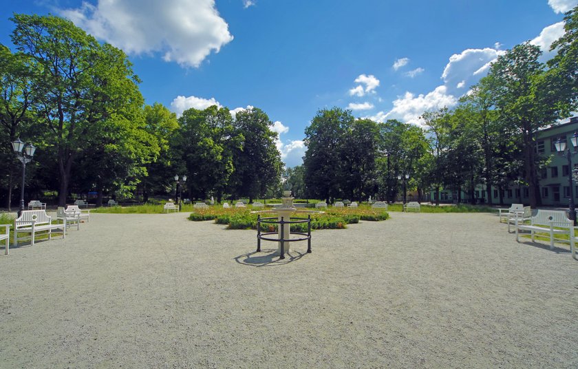 Park Sienkiewicza w Łodzi po remoncie do naprawy