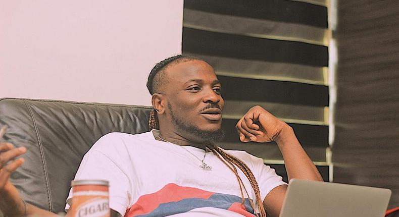 So guys Pamilerin reveals that he was beaten by Peruzzi. (Instagram/Peruzzi)