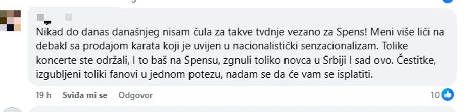 Toni Cetinski komentari