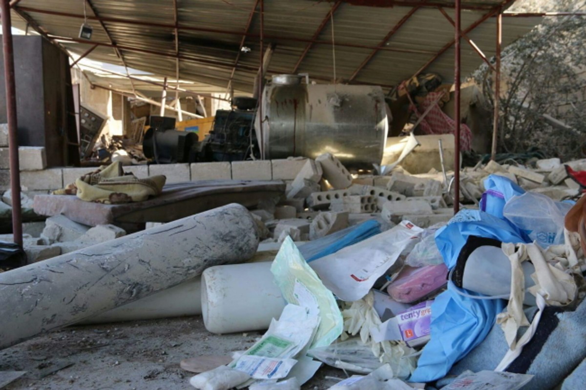 Francja: Lekarze Bez Granic twierdzą, że szpital w Syrii zbombardowali Rosjanie