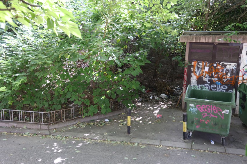 Mesto na kojem je pronađena beba u Zemunu