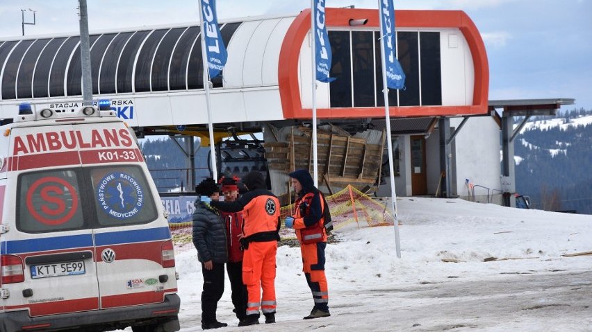 Wypadek na stoku w Bukowinie Tatrzańskiej miał miejsce w lutym 2019 r. 