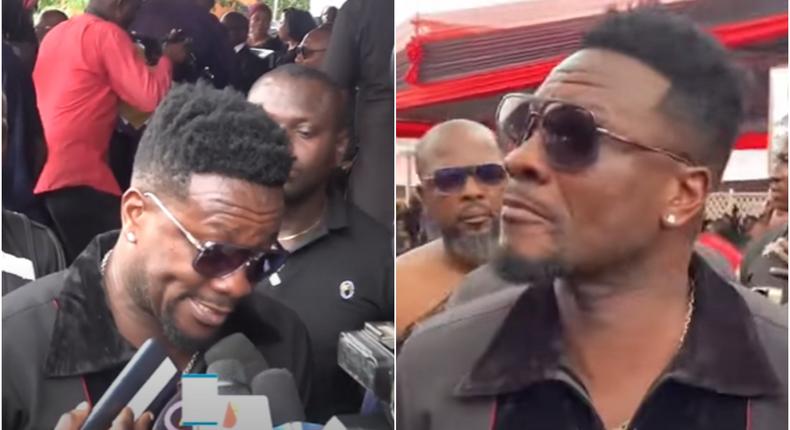 Asamoah Gyan sympathizes with Kufuor at Theresa’s one-week observation