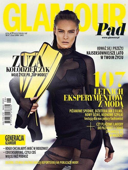 Zuzanna Kołodziejczyk na okładce "Glamour"